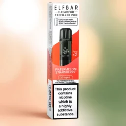 Pods préremplis Elfbar 600 Pastèque Fraise 600 bouffées 20mg