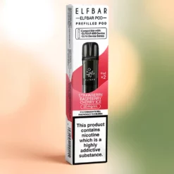 Elfbar 600 Pods Fraise Framboise Cerise Ice 2ml 600 bouffées