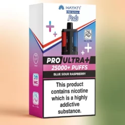 Pods Hayati Pro Ultra+ Blue Sour Raspberry 25K Puffs 20mg