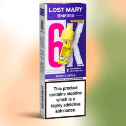Lost Mary Recharge Double Pomme BM6000 - 6000 bouffées, 12ml