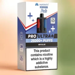 Mr Blue Pro Ultra+ Recharges 20mg 25000 Bouffées par Hayati