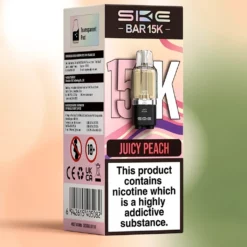 Pack Recharge Pêche Juteuse SKE Bar 15K 12ml Mesh 20mg