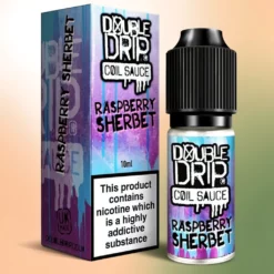 Sorbet framboise par Double Drip – E-liquide VG/PG 80/20
