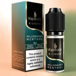 Millionaires Menthol par Vapouriz 10ml 30VG/70PG MTL