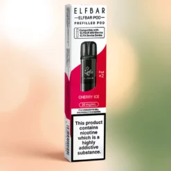 Elfbar 600 Cerise Ice Pods Préremplis 2ml (600 bouffées)