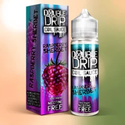 Sorbet Framboise Shortfill 50ml 80% VG par Double Drip