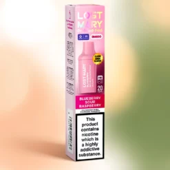 Lost Mary BM600 Blueberry Sour Raspberry 20mg 600 bouffées